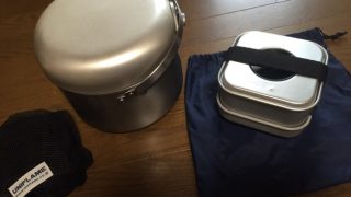 ユニフレーム「fan5 duo」に「山クッカー角型」をスタッキング出来るのか?